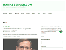 Tablet Screenshot of hamassenger.com